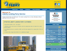 Tablet Screenshot of libertylandingferry.com